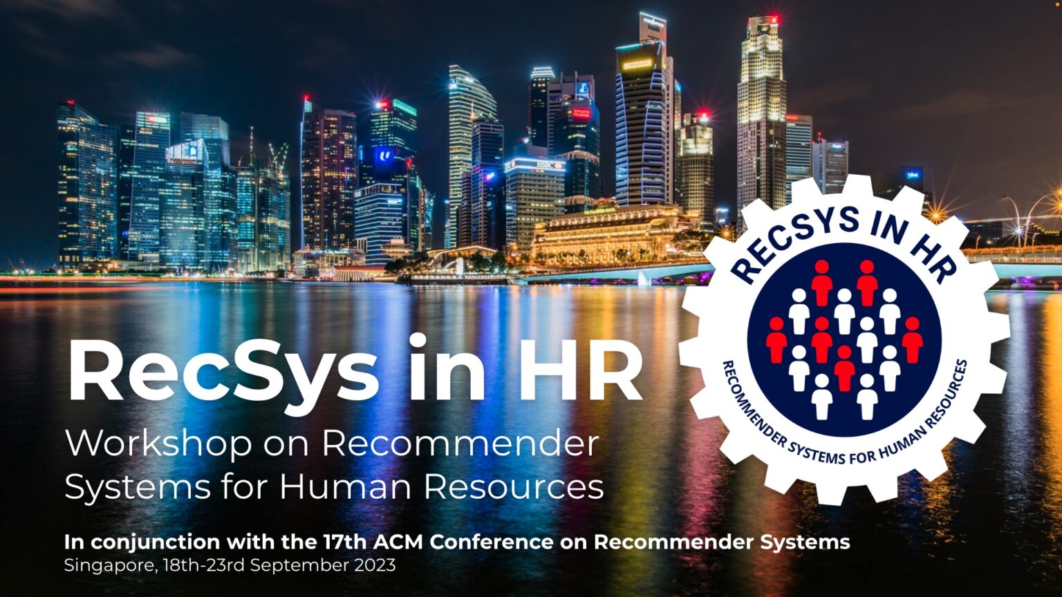 RecSys in HR 2023 on Systems for Human Resources